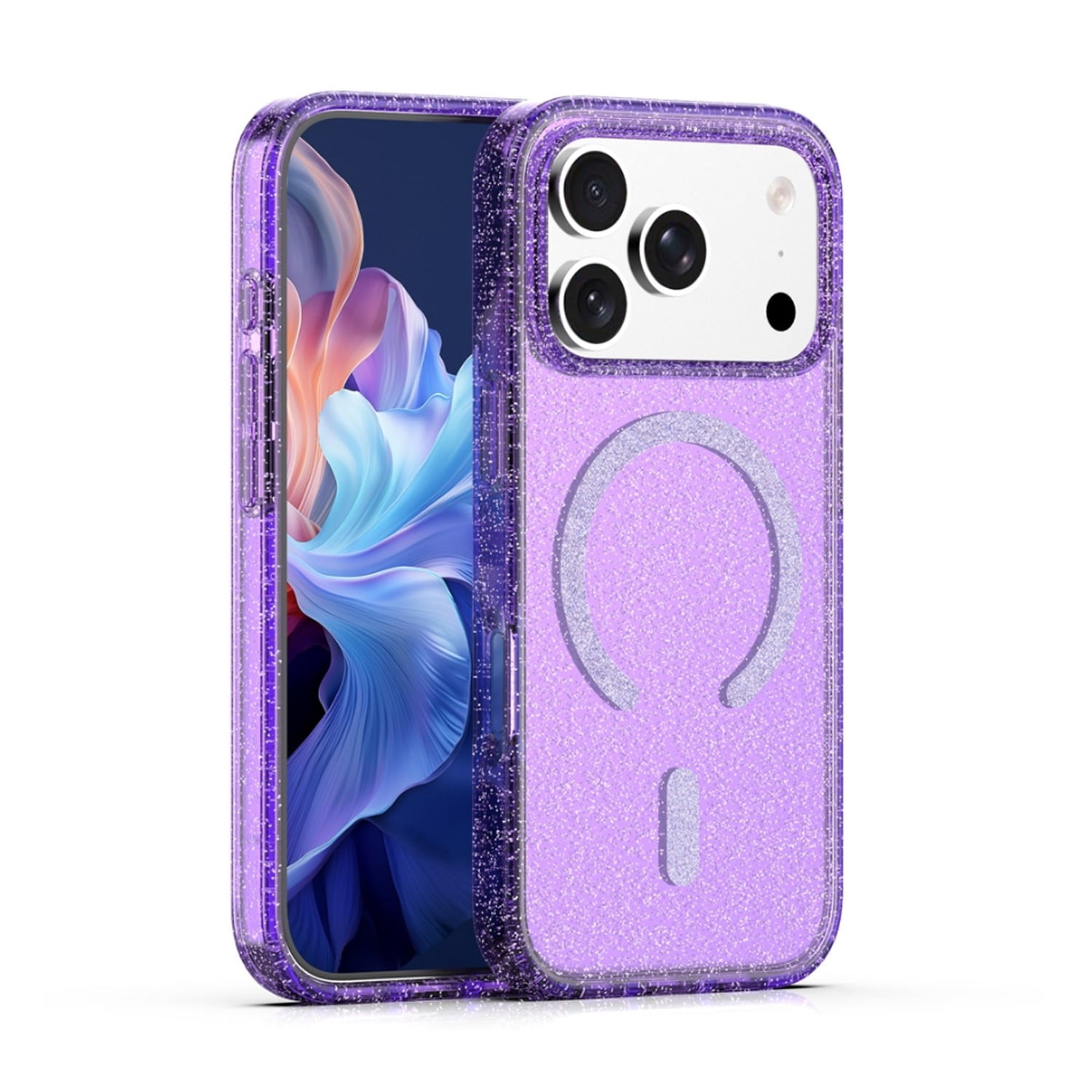 Slim LumiMag Color Case for iPhone 17 Pro - Purple
