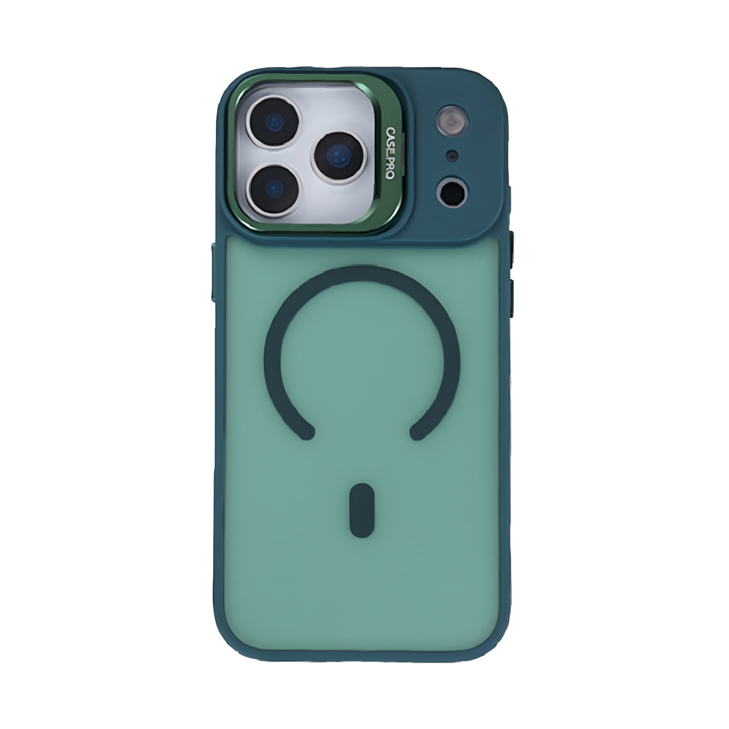 Slim MagSafe Camera Stand Case for iPhone 17 Pro Max - Green