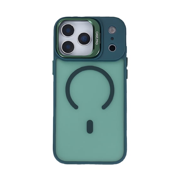 Slim MagSafe Camera Stand Case for iPhone 17 Pro Max - Green