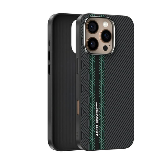 Slim Magnetic Case for iPhone 16 Pro Max Carbon Fiber Pattern Back Cover,Ultra Thin Shockproof Anti-fall Case with Mnimalist Design and Scratch Resistant Compatible with iPhone 16 Pro Max,B