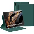 thumbnail image 1 of Slim Magnetic Case with S-Pen Holder & Auto Sleep/Wake for Samsung Galaxy Tab S8 Ultra 14.6" 2022 (SM-X900/X906),DarkGreen, 1 of 6