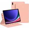 thumbnail image 1 of Slim Magnetic Smart Case for Samsung Tab S10 Ultra / S9 Ultra 14.6" with S Pen Slot & Auto Sleep Wake,RoseGold, 1 of 6
