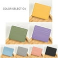 thumbnail image 1 of Slim Minimalist Credit Card Holder - RFID Blocking Front Pocket Wallet - Small Compact PU Leather ID Case for Men, Women - Green, 1 of 9