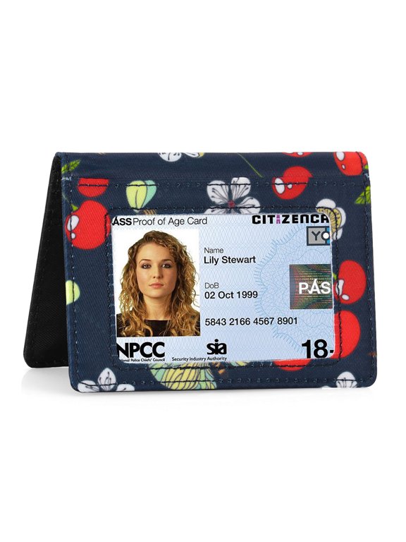 Slim Minimalist Wallet - Front Pocket Wallets with ID Window Wallet for Men Women Lady Girl Teens