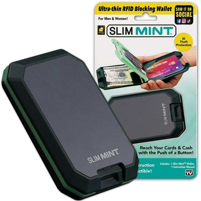 Slim Mint RFID-Blocking Wallet for Office Use, AS-SEEN-ON-TV - Walmart ...