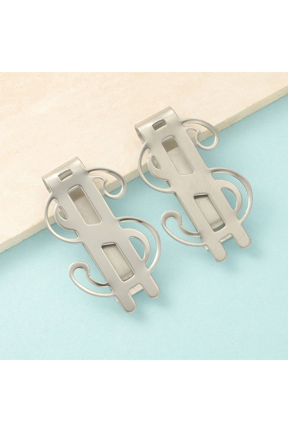 Slim Money Clip Stainless Steel Cash Bills Credit Clip New Dollar Clamp Holder