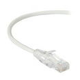 thumbnail image 1 of Slim-Net CAT6 250-MHz 28-AWG Stranded Ethernet Patch Cable with Unshielded, PVC & Snagless Boot, White - 3 ft., 1 of 1