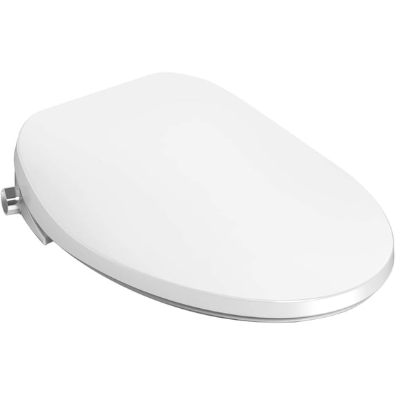 Slim Non-Electric Bidet Seat With Manual