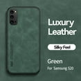 thumbnail image 1 of Slim PU Leather Case for Samsung Galaxy S20, Magnetic Attraction Inside Shockproof Silky Feel Protective Cover for Samsung Galaxy S20 (6.2 Inch),Green, 1 of 9