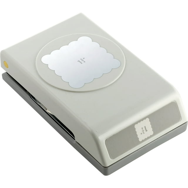 Slim Paper Punch LargeScallop Square 1.5 Inch