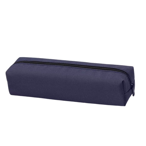 Slim Pencil Case,Single Zipper Small Portable Solid Color Lightweight Stationery Storage Pouch for Home Office Workspace Semester Begin Gift