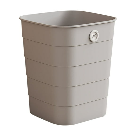 Slim Plastic Trash Can Lidless Design For Bathroom And Office, Space Saving Garbage Bin With Easy Clean Surface, Durable Bin For Narrow Openings And Convenient Use In Any Room