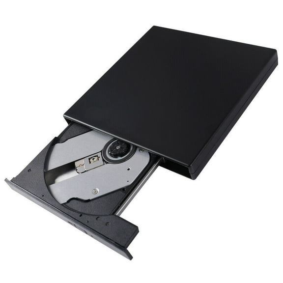 Slim Portable External USB 2.0 CD DVD RW ROM Writer Drive Burner Reader Player for PC Laptop