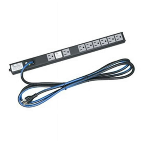 Slim Power Strip- Black