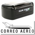 thumbnail image 1 of Slim Pre-Inked Correo Aero Stamp, Slim 1444, Ultra Slim Design, Impression Size 1/2" by 1-3/4", Up to 25,000 Impressions - Black Ink, 1 of 10