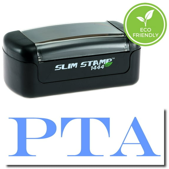 Slim Pre-Inked PTA Stamp with Green Ink