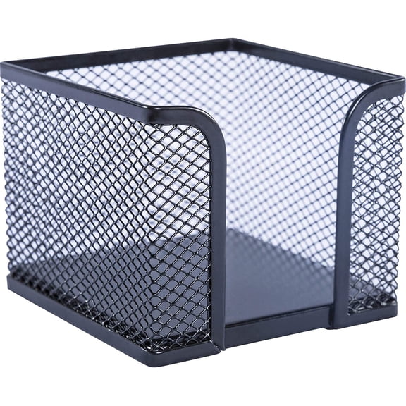 Slim Profile Mesh Memo Holder - Free-Standing Wire Mesh Desk Note Organizer with Stable Base, Perfect for Home & Office Organization