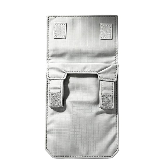 Slim Quick Access Belt Wallet Durable Nylon Hidden Card Holder Travel EDC Waist Pack for Commuting Grey