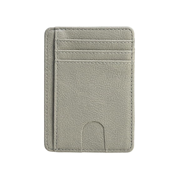 Slim RFID Blocking Credit Card Holder Wallet – Minimalist Front Pocket ID Case with Multiple Slots, Premium PU Leather, Ultra-Thin Design for Men & Women, Compact Travel Gift for Work & Daily Use,1Pc