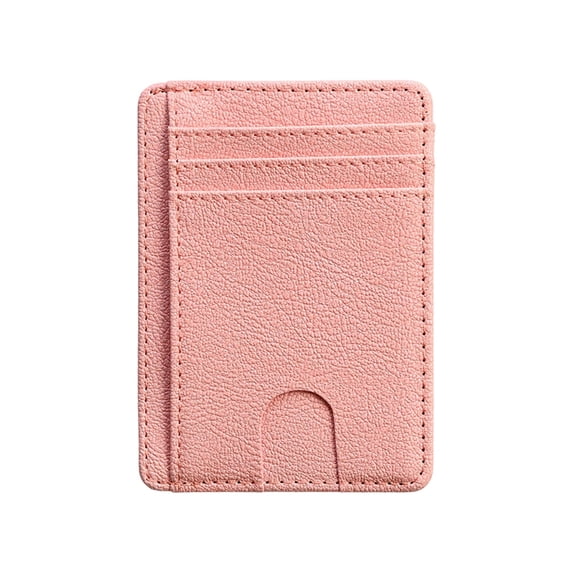 Slim RFID Blocking Credit Card Holder Wallet – Minimalist Front Pocket ID Case with Multiple Slots, Premium PU Leather, Ultra-Thin Design for Men & Women, Compact Travel Gift for Work & Daily Use,1Pc