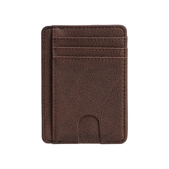 Slim RFID Blocking Credit Card Holder Wallet – Minimalist Front Pocket ID Case with Multiple Slots, Premium PU Leather, Ultra-Thin Design for Men & Women, Compact Travel Gift for Work & Daily Use,1Pc