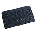 thumbnail image 1 of Slim Retro Bluetooth Keyboard ,Compact Rechargeable Wireless Keyboard for iPad,iPad Mini,iPad Air iPad Pro,iPhone,Windows android Tablet Smartphone(Black), 1 of 4