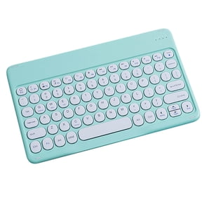 Slim Retro Bluetooth Keyboard ,Compact Rechargeable Wireless Keyboard for iPad,iPad Mini,iPad Air iPad Pro,iPhone,Windows android Tablet Smartphone(Green)