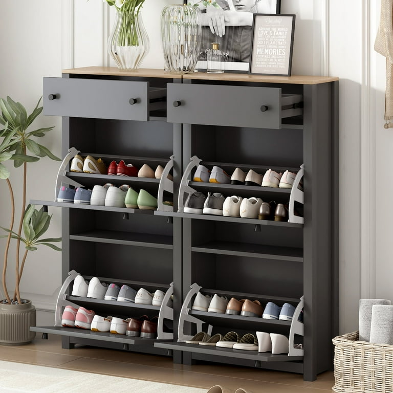 Interior Design Compact Shoe Rack Designs Shoe Cabinet For