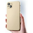 thumbnail image 1 of Slim Silicone Case Compatible with iPhone 13, with Camera Protection & Microfiber Liner, Shockproof Full Body Covered Ultra Thin Drop Protective Phone Case for iPhone 13 6.1", Khaki, 1 of 10