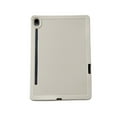 thumbnail image 1 of Slim Silicone Case for Samsung Galaxy Tab S10 FE 2025 / S9 FE 2023, Built-in Stylus Holder, Shockproof Drop Protective Skin-Friendly Kids Friendly Lightweight Case Cover, White, 1 of 8