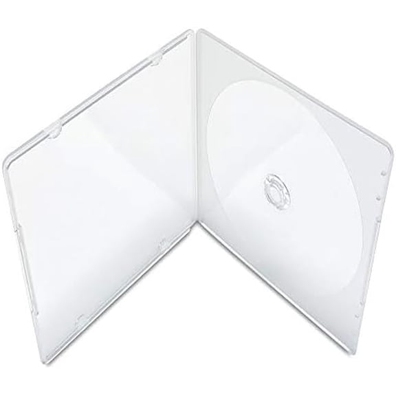 Slim Single Clear PP Poly CD Case, 100-Pack$$Furniture