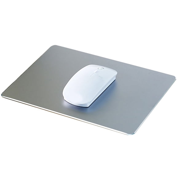Slim Sleek Anti-Slip Aluminum Alloy Computer Gaming Mouse Pad Mat Mice Mousepad,Silver