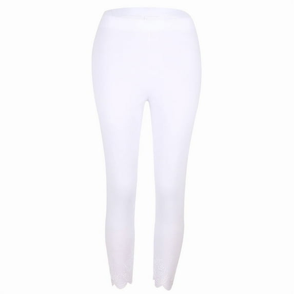 Slim Slimming Printed Cropped Trousers