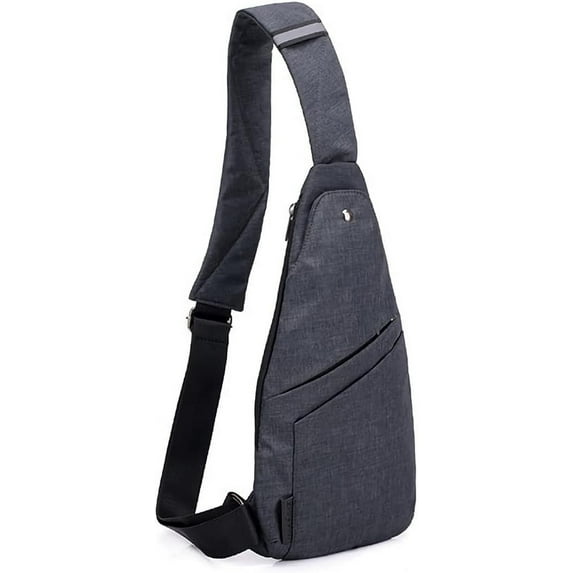 Slim Sling Bag for Men Women Water Resistance Lightweight Small Shoulder Crossbody Chest Bag