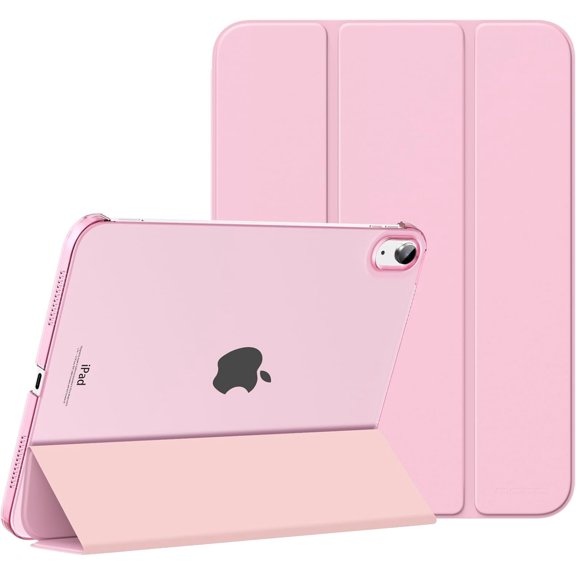 Slim Stand Case for iPad 11th Generation (A16) 11 Inch 2025 & iPad 10th Generation 10.9 Inch 2022, Hard PC Translucent Back Shell Smart Cover, Support Touch ID, Auto Wake & Sleep