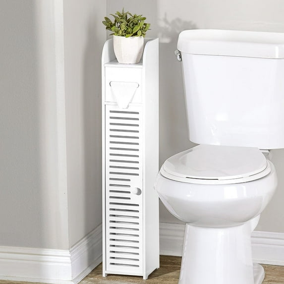White Bathroom Storage Cabinet