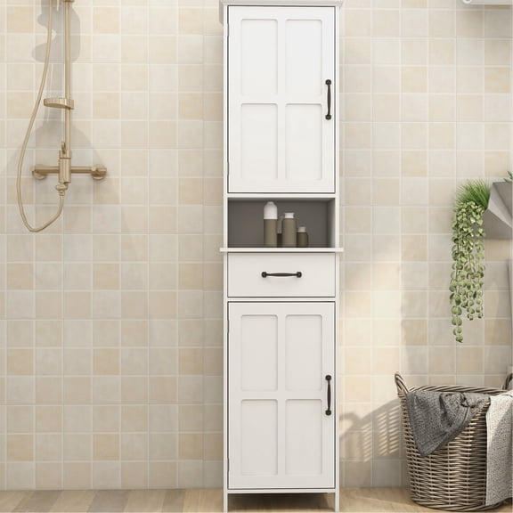 Slim Standing Double Door Unit / Durable and Versatile for Entryway Supplies
