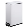thumbnail image 1 of Slim Step-On Stainless Steel Trash Can Combo – 12 Gallon – Removable Inner Buckets – Soft-Close Lids – Space-Saving – Ideal for Kitchen, Bathroom, Office, 1 of 7