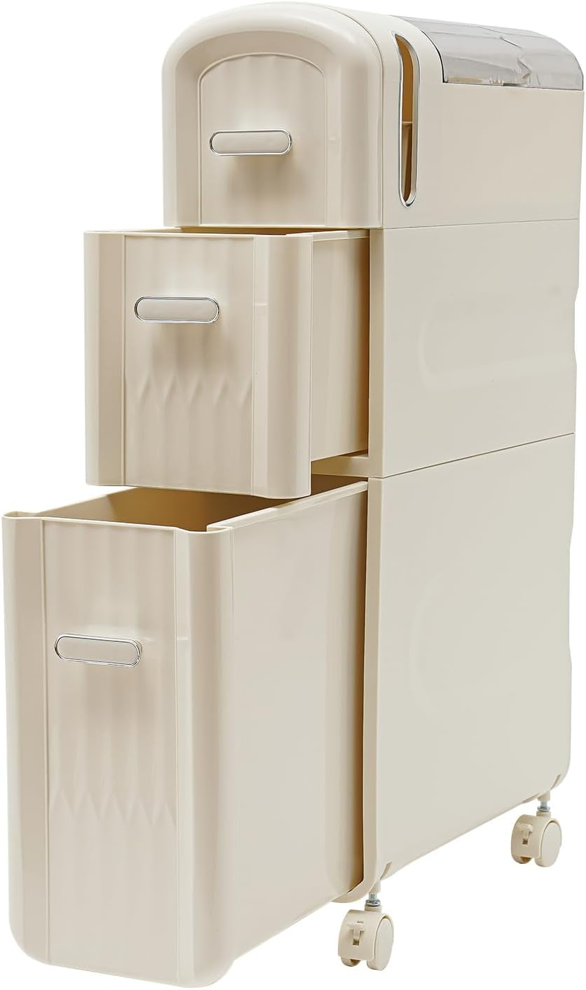 Slim Storage Cabinet, Bathroom Floor Storage Cabinet Narrow Towel ...