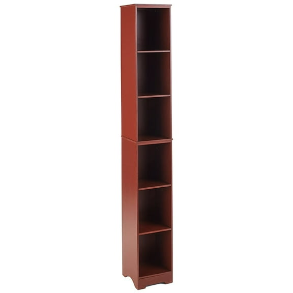 Slim Storage Tower in Dark Walnut
