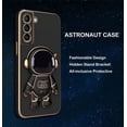 thumbnail image 1 of Slim Stylish Full Body Protective Galaxy S22 Ultra Case, Shockproof Case for Samsung Galaxy S22 Ultra 6.8 Inch with Spaceman Folding Kickstand, Black, 1 of 9