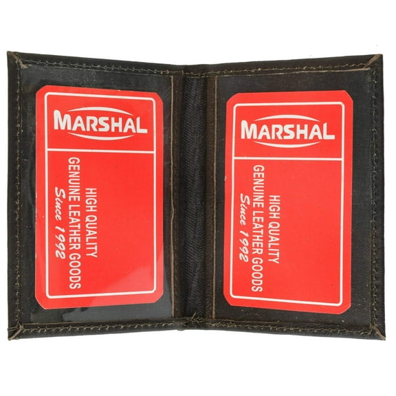 Slim Thin Leather Credit Card ID Mini Wallet Holder Bifold Driver's License Safe