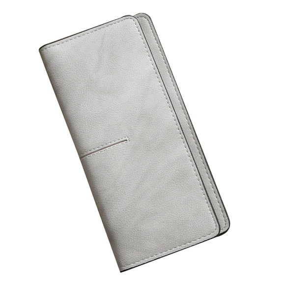 Slim Thin Leather Women Wallet RFID Blocking Credit Card Holder Bifold Long Ladies Billfold