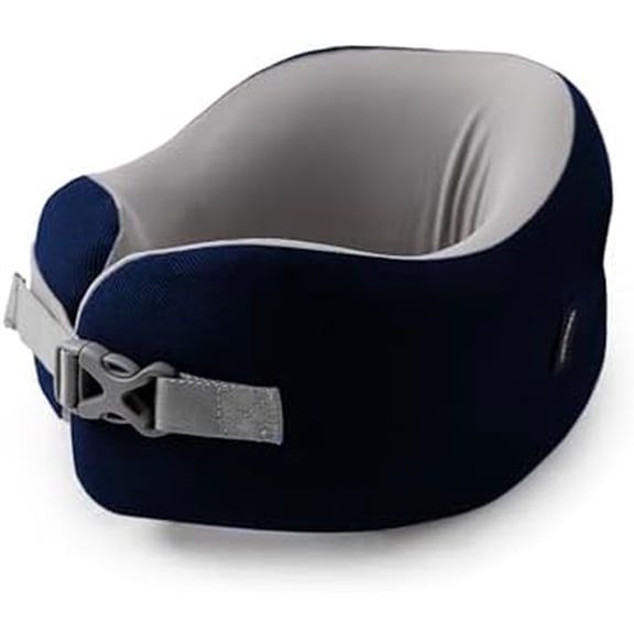 Slim Travel Pillow, Navy$$Bedding