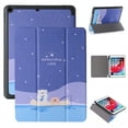 thumbnail image 1 of Slim Tri-Fold Case for iPad 7th Generation 10.2" 2019 /iPad 8th Generation 2020 Tablet, with Microfiber Inner Smart Cover Auto Wake/Sleep & Pencil Holder,28# Bear Fishing, 1 of 5