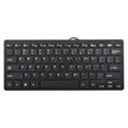thumbnail image 1 of Slim USB Wired Mini Keyboard 78 Keys Compact Design Multimedia Keys for PC Laptop Ultra-Thin Portable Typing Tool Size 11x5x1 Inch, 1 of 8