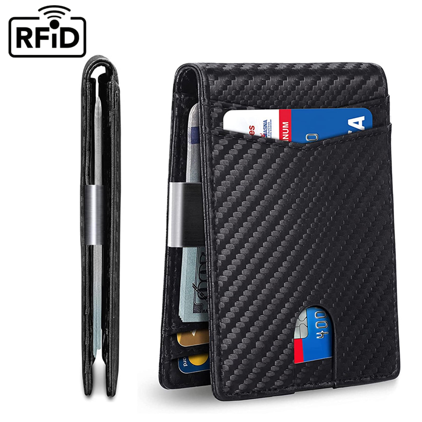 Victorinox Travel Essentials RFID Zip-Around Wallet - Black, With Bill Compartment, Card Slots, ID Window & Coin Pocket
