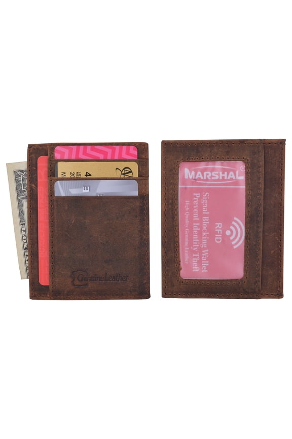 Slim Wallet RFID Front Pocket Wallet Minimalist Secure Thin Credit Card Holder