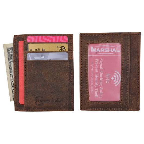 Slim Wallet RFID Front Pocket Wallet Minimalist Secure Thin Credit Card Holder