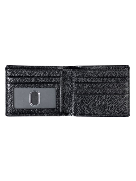 Slim Wallet for Men RFID-Blocking Front Pocket Bifold Mens Wallet Genuine Calfskin Leather, Gifts for Men